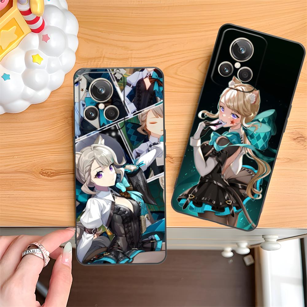 Game GI Lynette Matte TPU Mobile Phone Case for Realme GT 8 Neo Pro C75 73 71 C67 65 C55 53 C35 31 C20 15 Colorful Cover