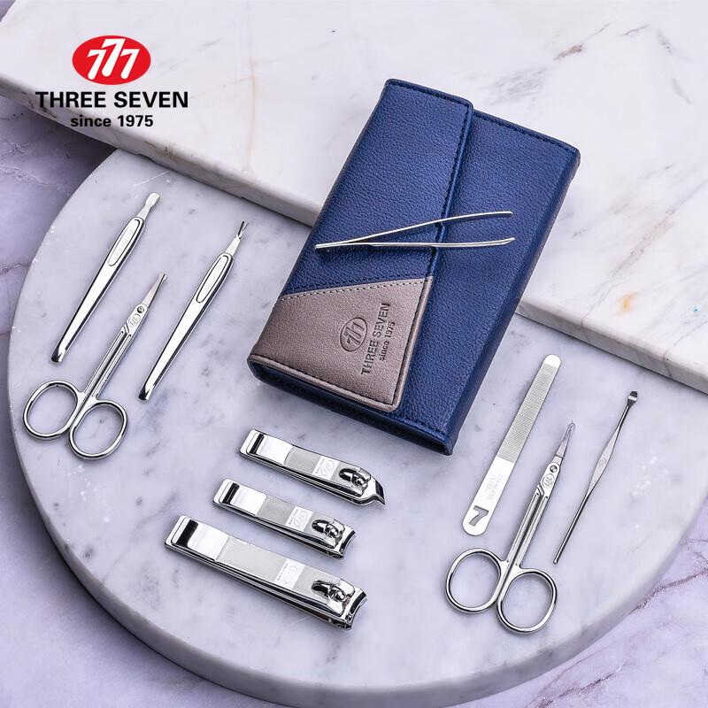 THREE SEVEN 10-Piece Stainless Steel Nail Clipper Set