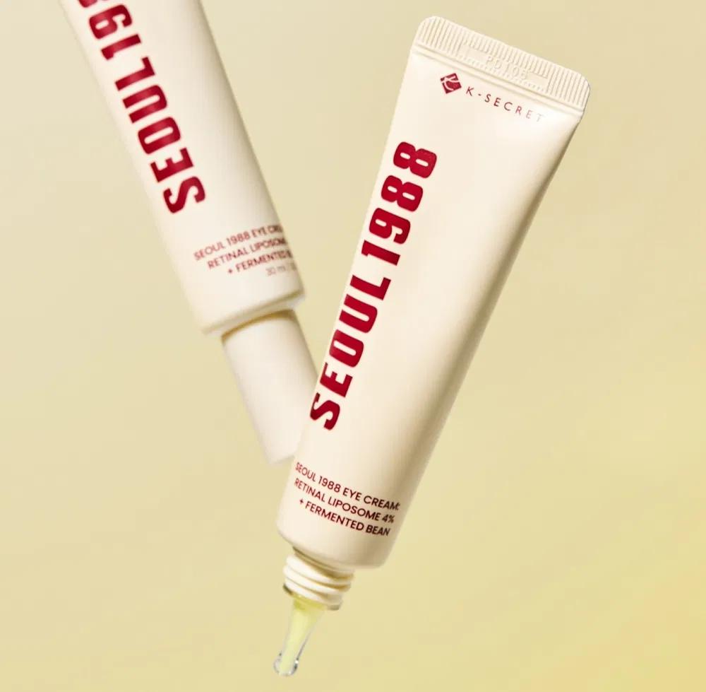 K-SECRET SEOUL 1988 Eye Cream Retinal Liposome 4% + Fermented Bean 30ml Anti-Aging Wrinkle Care Eye Cream