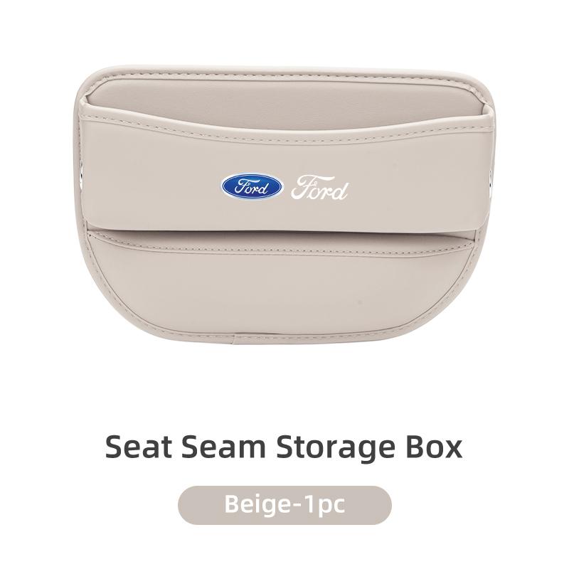 For Ford Car Seat Gap Storage Box Universal Auto Seat Crevice Organizer Escort KA Flex Everest KA Expedition Falcon Fusion