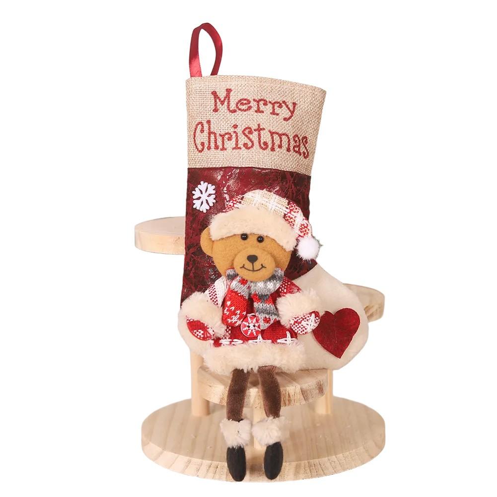 

Ample Space Christmas Stocking Hanging Stocking Santa Stocking Festive Aesthetic E-W103