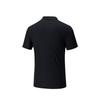 Anta Training Series Solid Color Comfortable Versatile Short Sleeve Polo Shirt Men Tops Black 152527101D-2