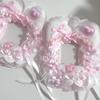 Anime Id Card Holder Cute Ribbon Bow Card Protector Lace Photocard Case Soft Ins Card Holder For Diy Bag Decoration Outfit