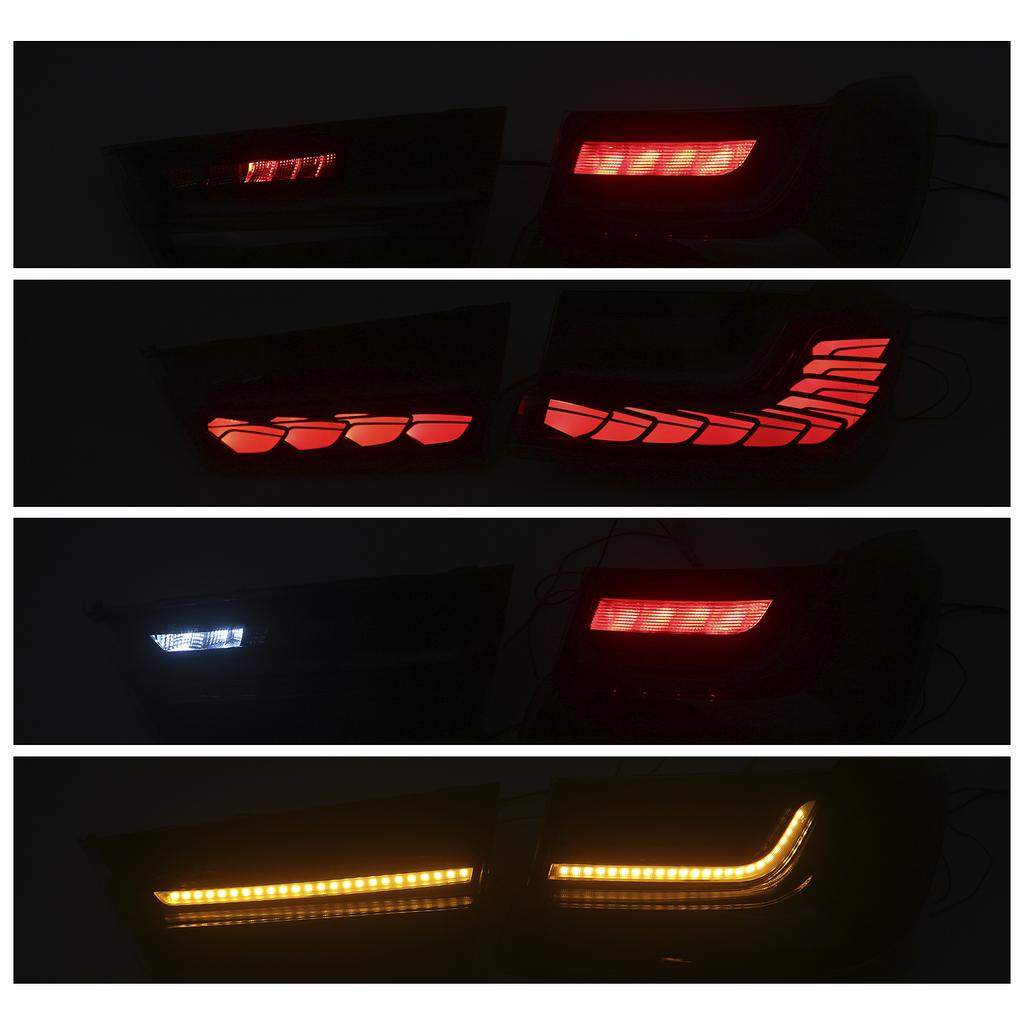 L&R Smoked LED Tail Lights Rear Lamp Assembly For BMW 330 340 G20 G80 M3 3