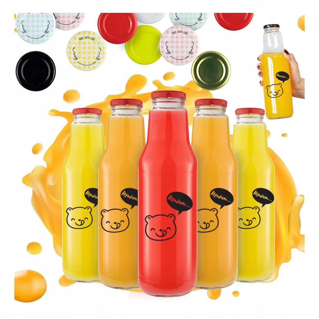 40X Butelki Kubuś 750Ml Z Nadrukiem Butelki Na Sok Wodę Syrop Soki Mleko