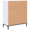 Sideboard White 69.5 X 33 X 82 Cm Engineered Wood