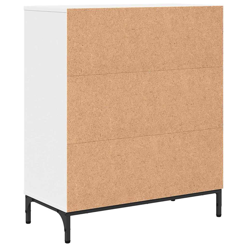 Sideboard White 69.5 X 33 X 82 Cm Engineered Wood