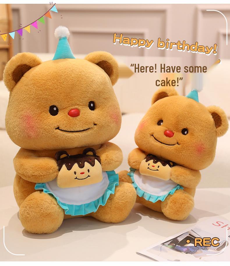 Butter Bear Plush Doll - Trendy Birthday Gift for Girls