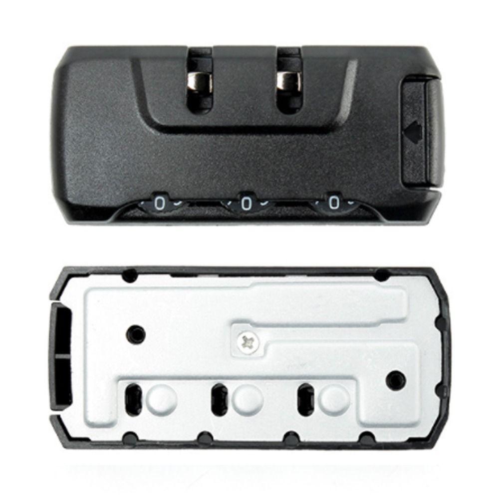 Black Digital Lock Code Suitcase Padlock Suitcase 3 Digit Combination Padlock  Travel