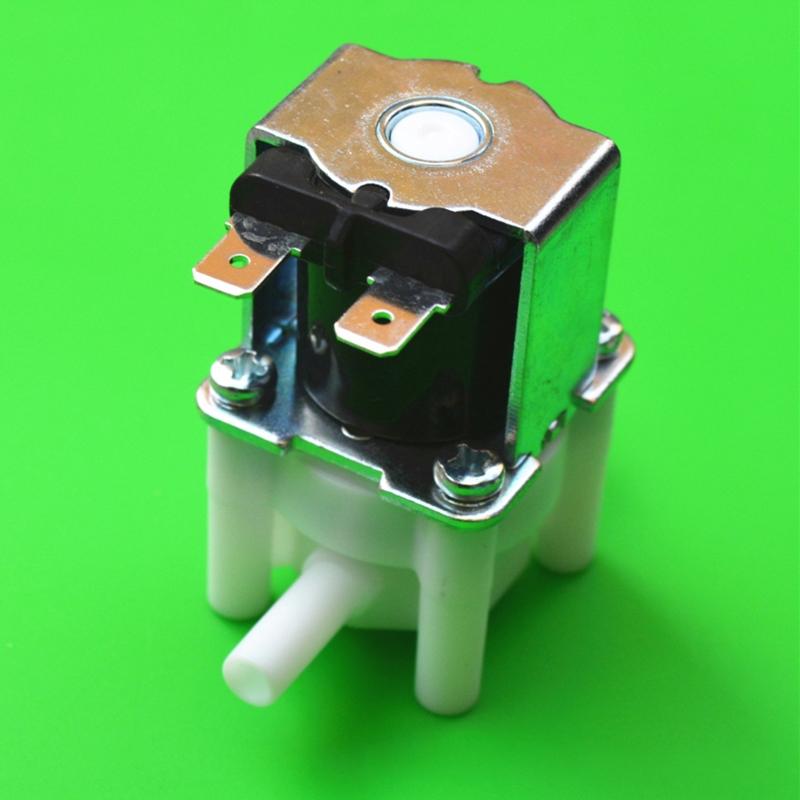 Elektrisches Magnetventil für Ventil Normalerweise Geschlossen Wassermagnetventil für Ventil Kunststoff Schnellanschluss für 1/4 Zoll Rohre 12V 24V 220V