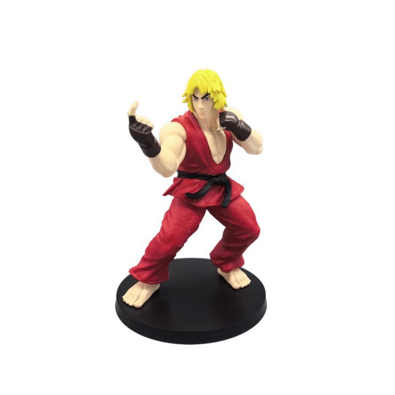 Ryu Ken White Desktop Figurine - The King of Fighters & Street Fighter Series