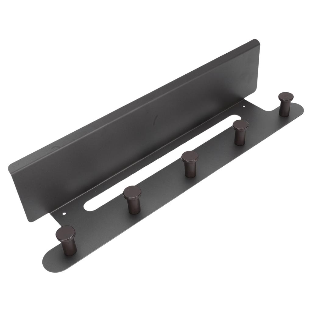 Wall Mount Clothing Rack with Board Hanging Storage Shelf Coat   for Home Entryway Bedroom Bathroom