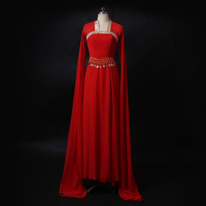 Wei Jin Hanfu: Women's Ancient Costume, Knight Style, Wide Sleeves, Elegant Red Fairy Design