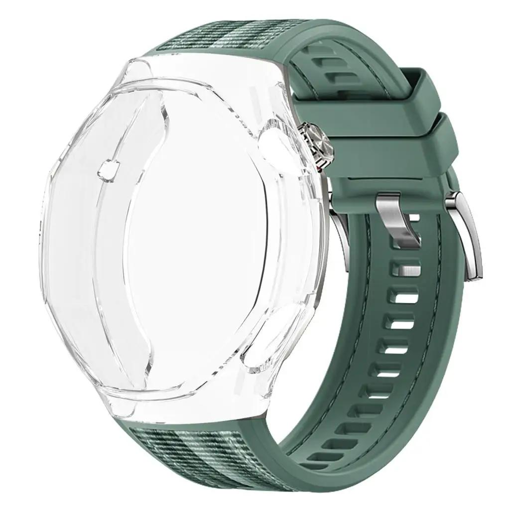 

2IN 1 Case+strap For Huawei GT6 Pro 46mm Silicone+Nylon Bracelet Protective Cover For Huawei GT6 Pro 46mm watch accessories For GT6 Pro 46mm