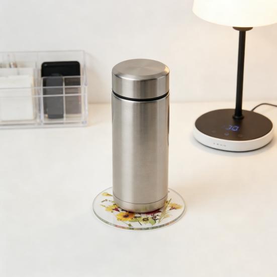 2D Urocze Kwiatowe Podkładki pod Kubki Vintage Kwiatowe Podkładki na Wesele Urodziny Dekoracja Stołu Wielokrotnego Użytku Okrągłe Akcesoria Kuchenne do Filiżanek