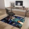 1pc Anime Cartoon Design Chair Mat - Kyojuro Rengoku Inspired Office Rug, Non-Slip Carpet for Home Decor, Suitable for All Seasons, Perfect Gift for A