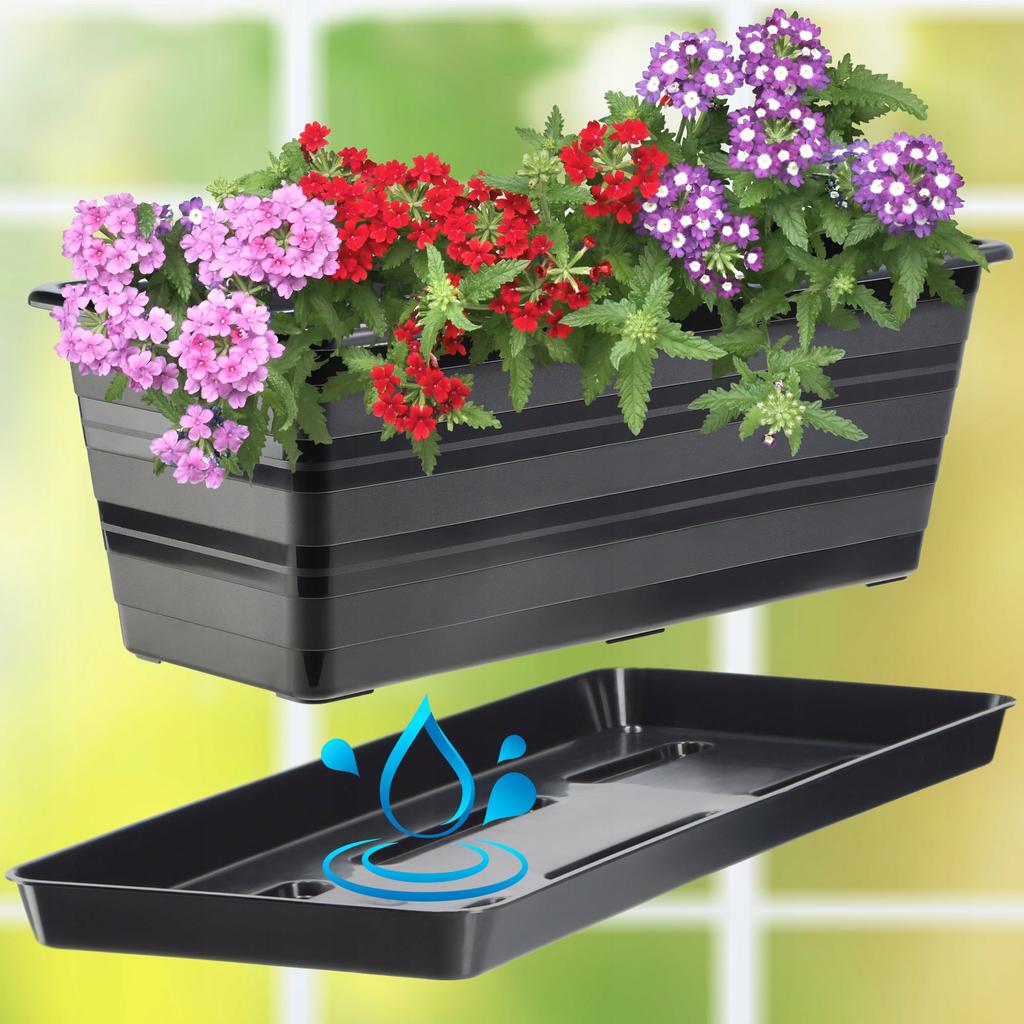 KADAX Balcony Box Flowerpot + Stand