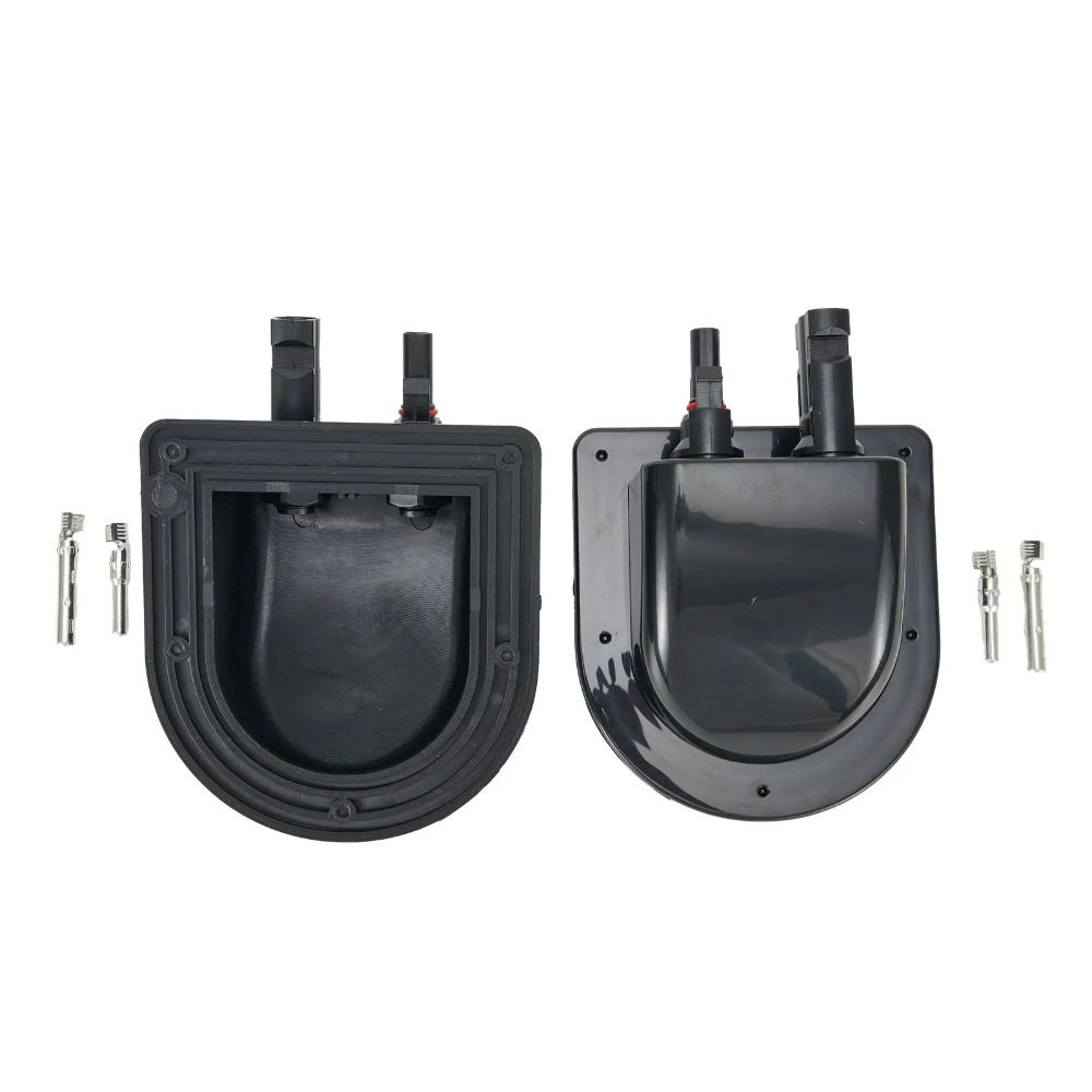 Double Hole Solar Panel Sealing Box Durable Cable Entry Gland Motorhome Curved Cable Connector