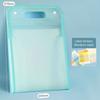 13 Pocket File Folders Portable A4 Letter Size Macaron Color Accordian Document Organizer For Classroom Office Home Storage