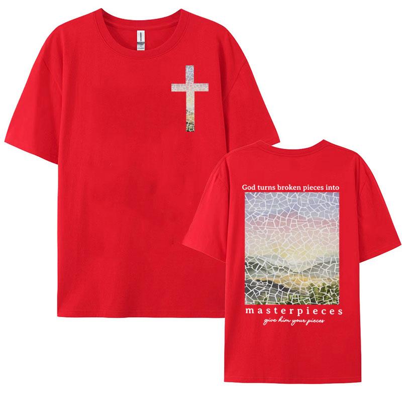 

Bible Verse Christian T Shirt Religious Gift Jesus Apparel Tshirt for Men Women Vintage Cotton Short Sleeve T Shirts Streetwear S