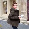 Winter new cotton-padded jacket women's hooded versatile fashion simple cotton-padded loose cotton-padded jacket