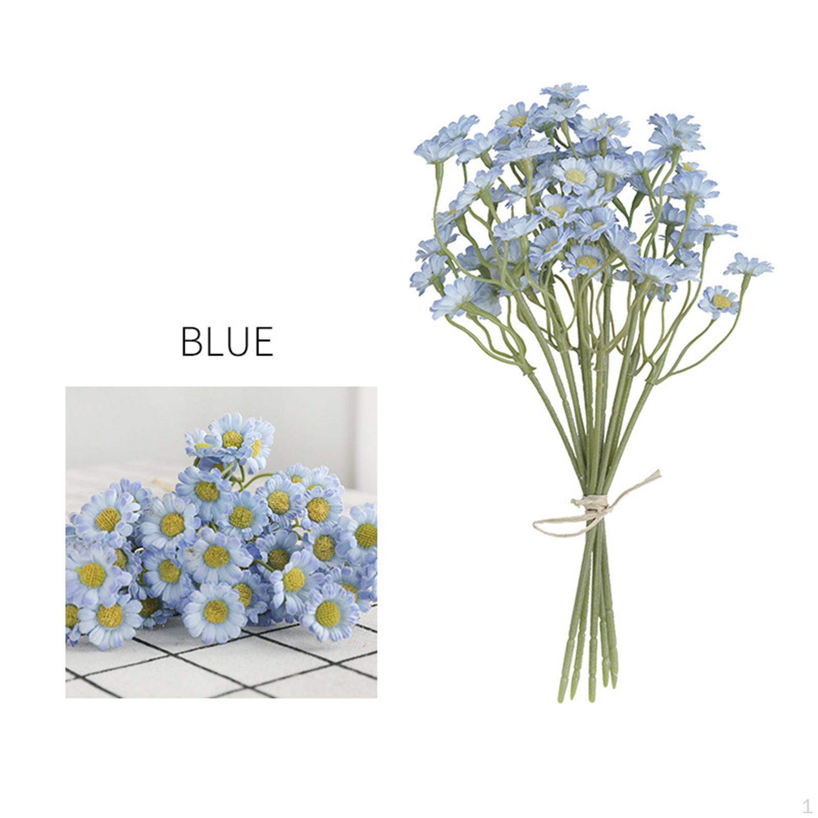 

Искусственный цветок поддельный букет DIY реквизит для фото декор цветочный орнамент для моделирования синий