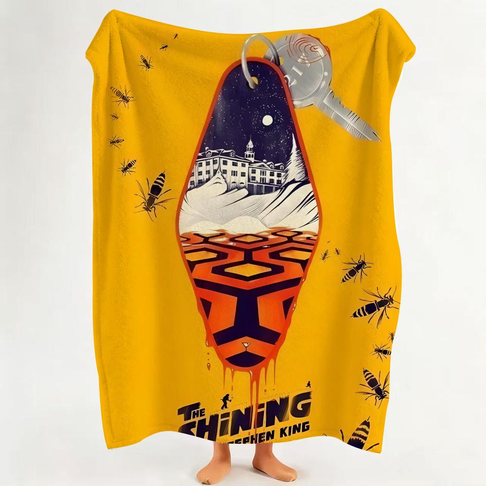 Movie T The S Shining Flannel Blanket Suitable for Sofa Living Room Bedroom