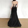 2026 European and American women's clothing sexy nightclub hollow irregular goth style hip dress dress long dress