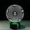 Suitable for 3d Optical Illusion Real Madrid Football Night Light Toy Lamp,remote Control,dimmable,battery Or Usb Powered,7 Colors Change Christmas Bi