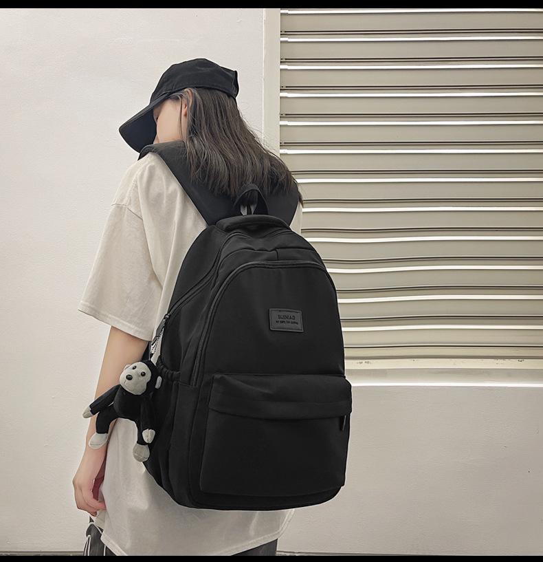 Fashionable Women's Large Capacity Casual Backpack for High School & Short Trips - Multifunctional Laptop Bookbag