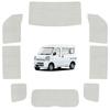 Atmys Craft Sunshade for Every DA17 Series Vans and Wagons, Car Curtains, Car Camping Accessories, "09s-g004-sa