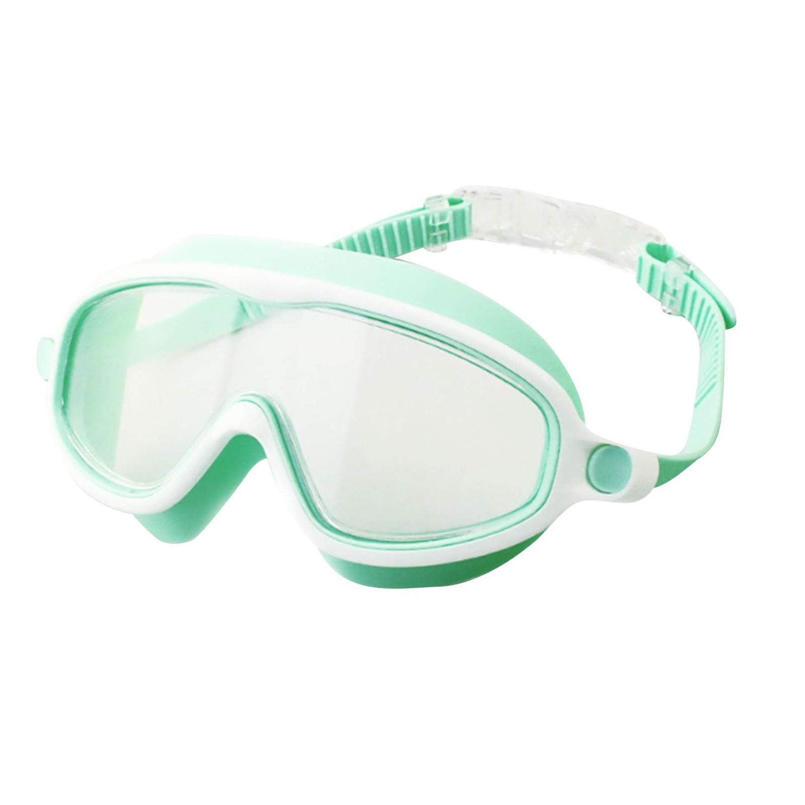 Очки для плавания, Очки для непрерывного плавания, Непротекающие очки для плавания, Детские очки с большой оправой HD One Size