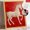 5D DIY Pearl Diamond Painting Kit Majestic Horse Full Drill Embroidery Mosaic Art Home Wall Decor Gift