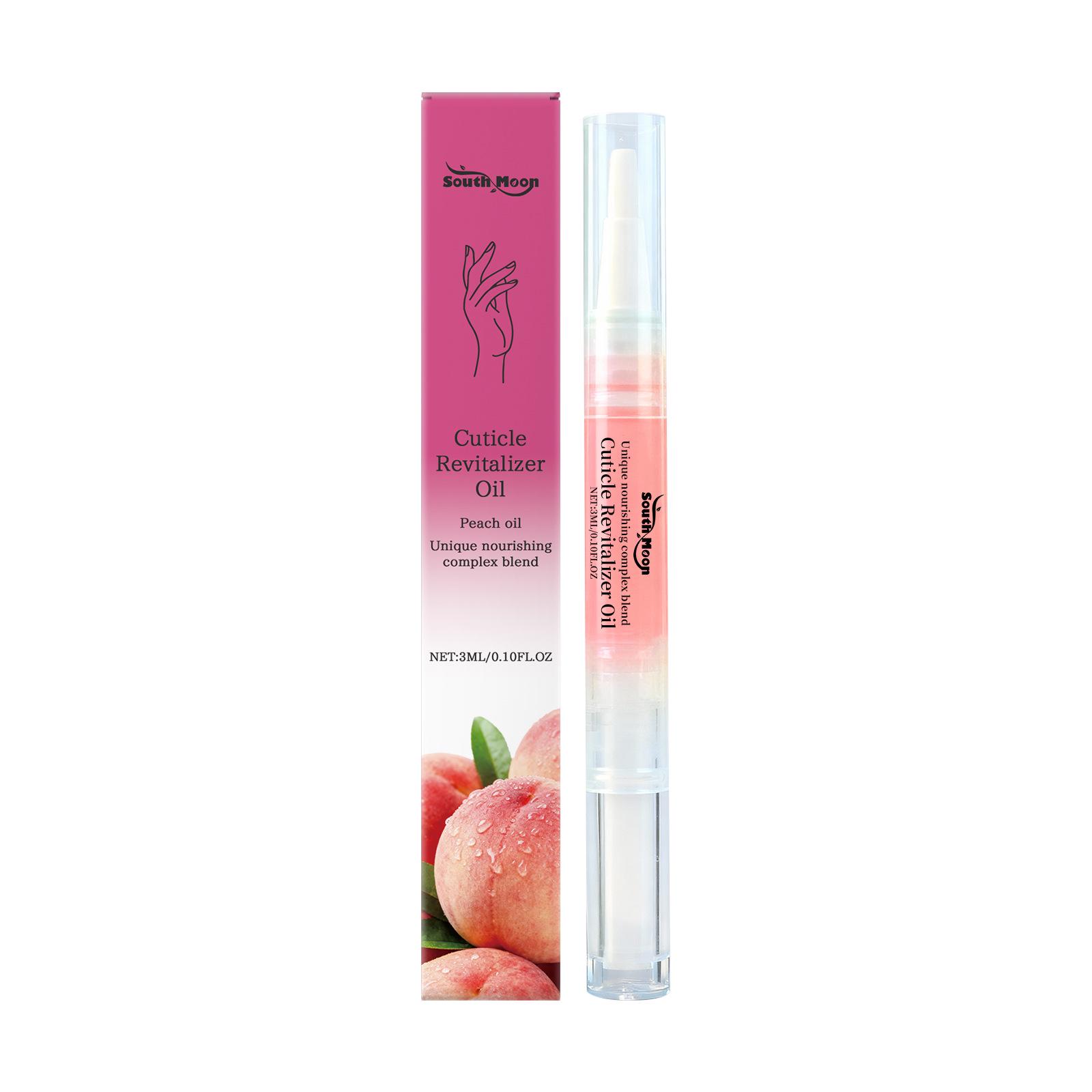

South Moon Peach Nail Care Oil Pen - Daily Moisturizer & Brightener for Nails 3ml (Export Only)