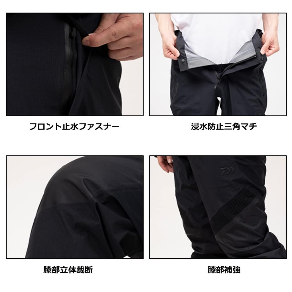 Daiwa Rain Pants Orange Size L DR-1423P Red,