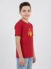 MONTE CARLO Boy Oversized Red Tshirt