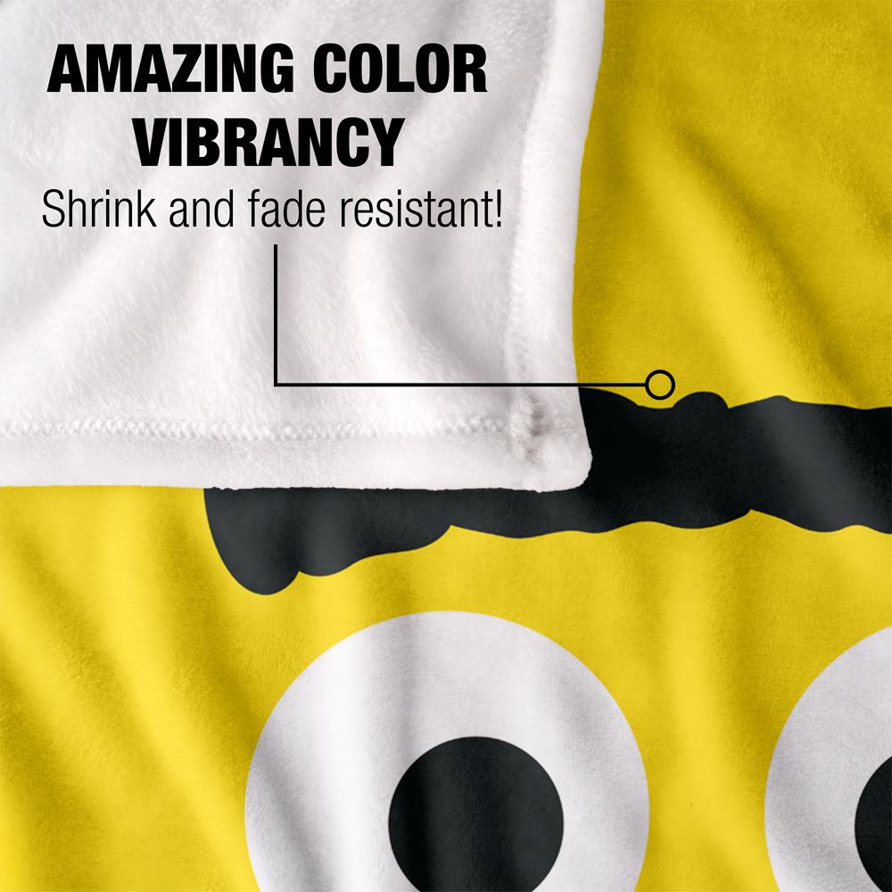 Sesame Street Face Bert Blanket