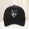Unisex Washed Cotton Wolf Howl Dad Hat Baseball Cap Unisex Women Golf Sport Sun Protection Adjustable Outdoor Hiking Caps