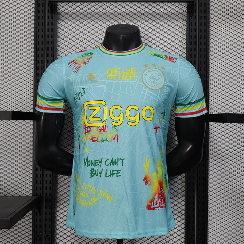 Ajax shirt ajax spelersversie thuis en uit jubileumeditie speciale editie wedstrijdversie voetbalshirt grensoverschrijdende levering