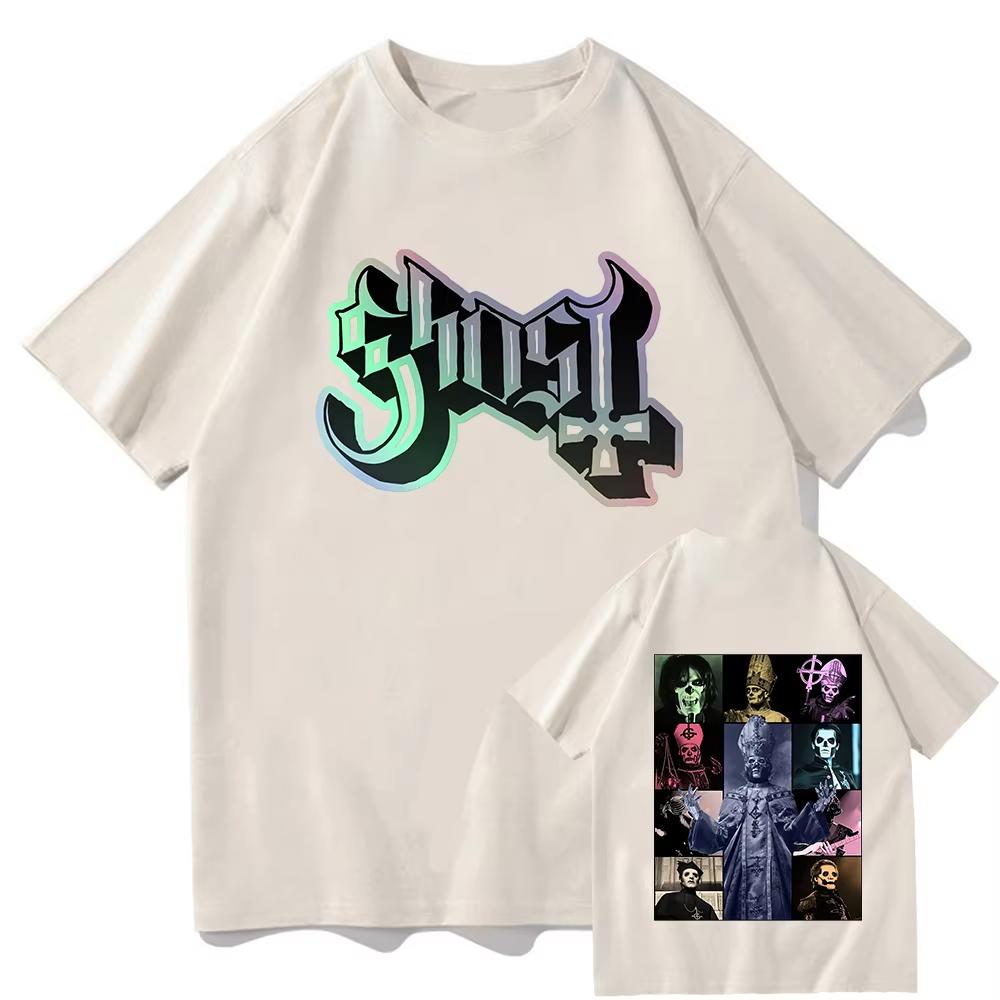 GHOST SKELETÁ T Shirt 2025 New Album Fashion Men/Women Harajuku Graphic T-Shirt Unisex High Quality Aesthetic Cotton Tees Shirts