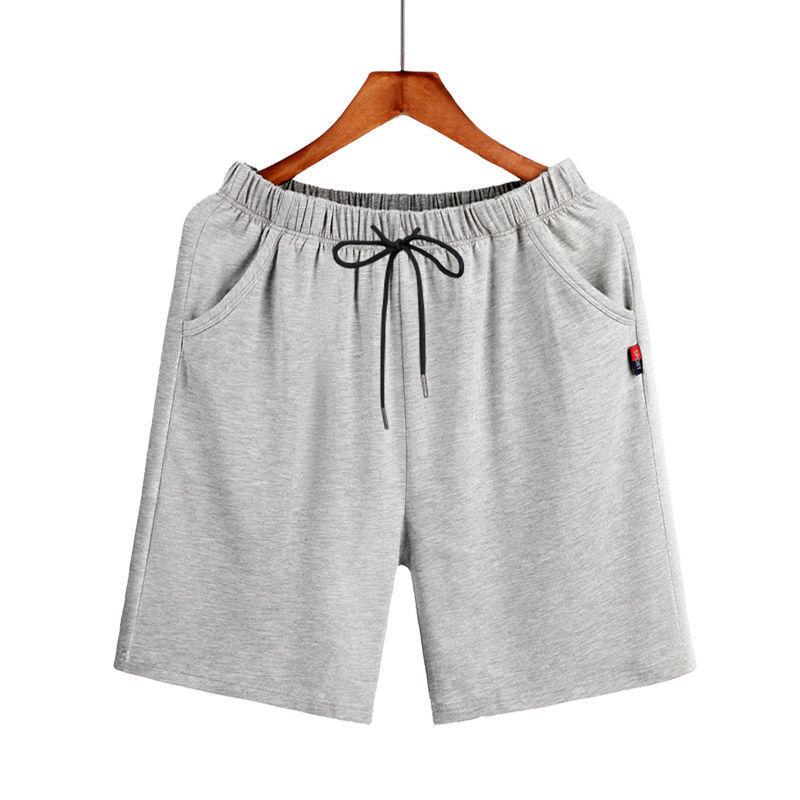 Men's Combed Cotton Casual Loose Five-Point Sleepwear Shorts - Summer Plus Size