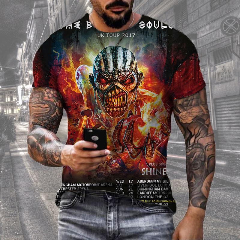 Men T-Shirt Women Tees 3D Print Short Sleeve Comfortable Sportwear T Shirts