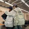 Schoolbag schoolbag simple new high-value student printing large-capacity backpack travel college student backpack