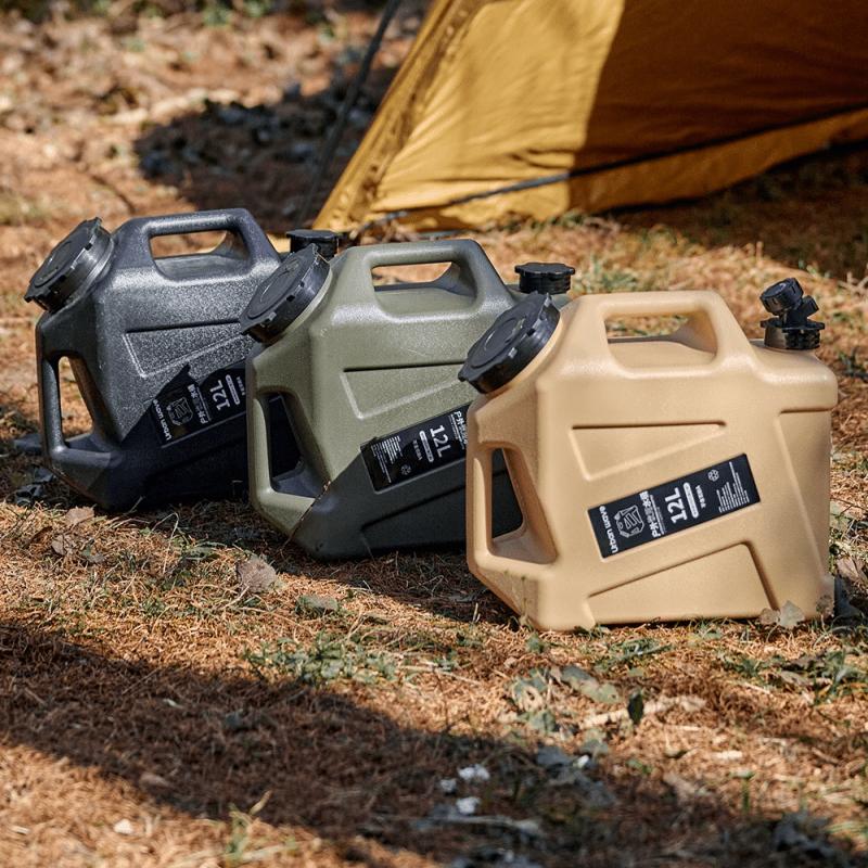 3.2 Gallon Portable Water Tank with Faucet - BPA-Free, Ideal for Camping & Hiking, Durable & Leakproof, Emergency Water Storage, Outdoor Multipurpose