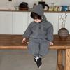 Baby Herbst- und Winterkleidung neue Kinderkleidung Kinderkleidung Winter Jungen verdicktes Kapuzenpullover-Set