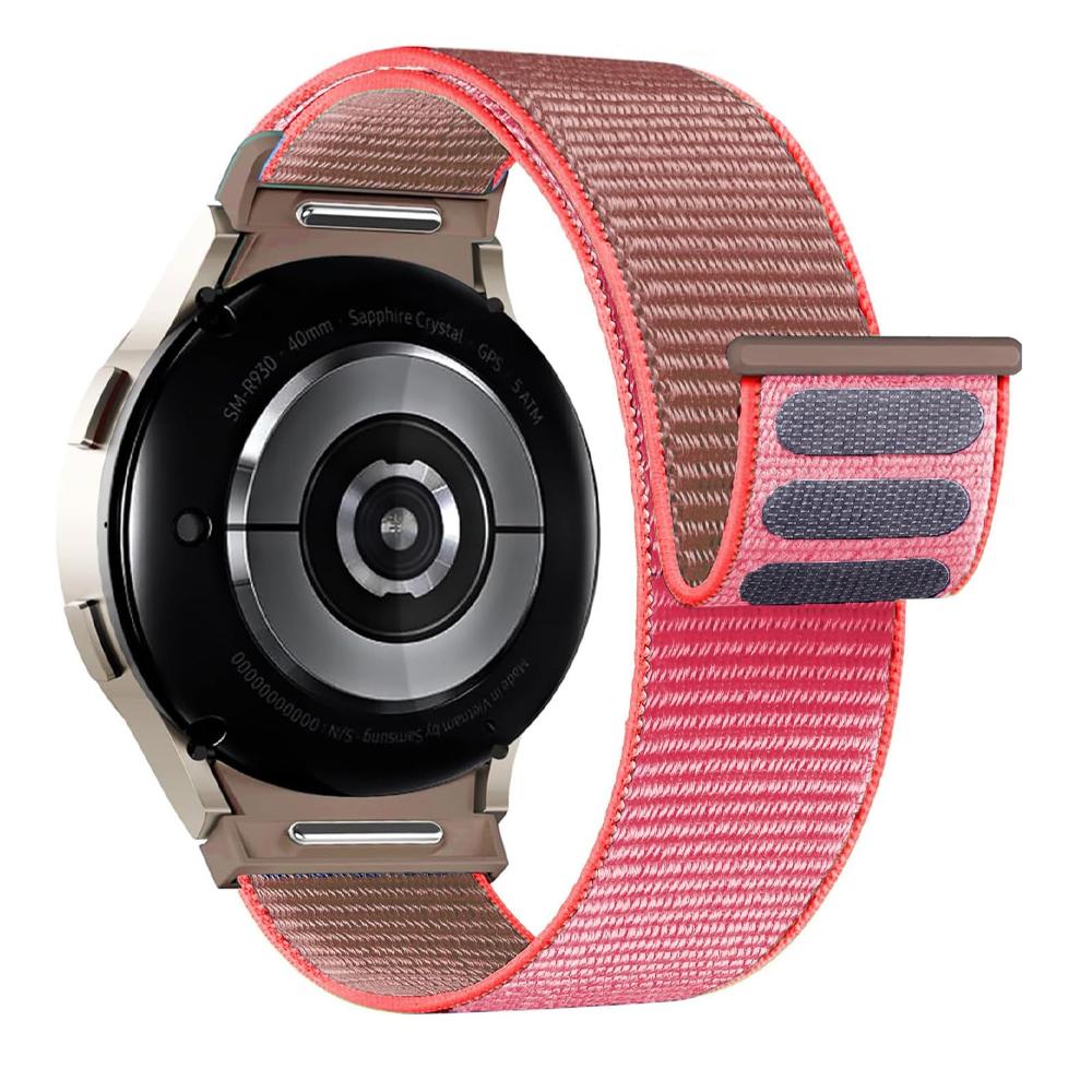 No gaps Band For Samsung Galaxy Watch 7 6 FE 4 Classic 5 pro 44mm 40mm 47mm 45mm Nylon Loop bracelet correa Galaxy Watch 7 Strap