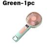USB Charging Handheld Fan Digital Display Stand Hold Dual Use Compact Portable Electric Fan 120 Levels Adjustable Wind Speed