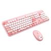 Wireless Keyboard And Mouse Set, Cute Office Keyboard And Mouse Set, Mouse, Computer Keyboard, Pink