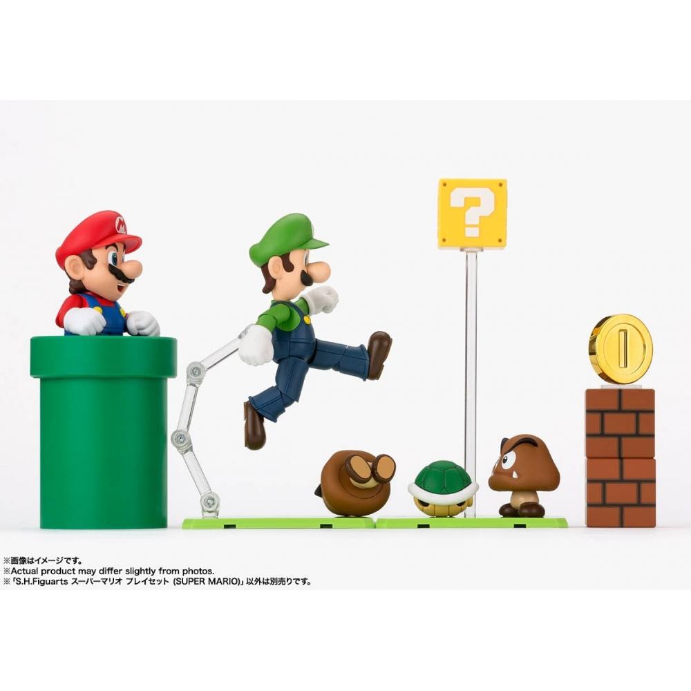 Super Mario Brothers S.h.figuarts Super Mario Brothers Playset  Super Mario 