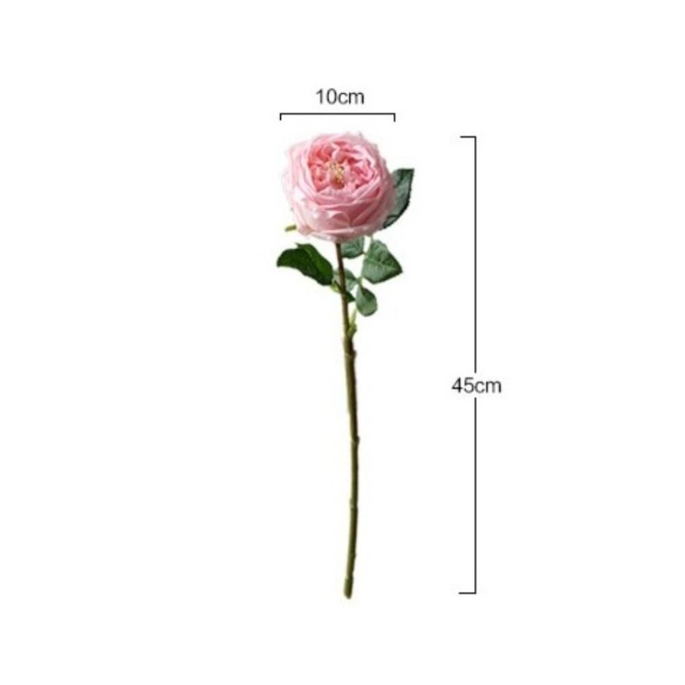 Moisturizing Texture Artificial Rose Lifelike Texture Eco-Friendly Silk Rose Realistic Decorative Flower Faux Flowers